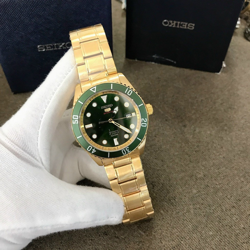 Bảo Hành 12 Tháng Đồng hồ thời trang nam seiko automatic nhiều màu - size 42mm - Dây Thép