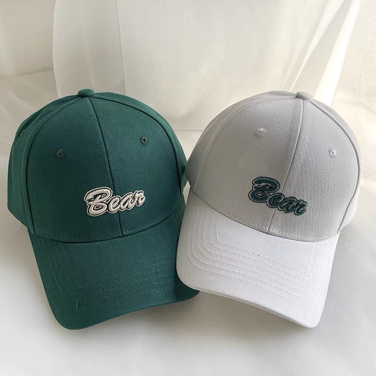 Mũ lưỡi trai ❤️ Nón kết nam nữ thêu chữ Bear chất kaki cotton cao cấp - MK30