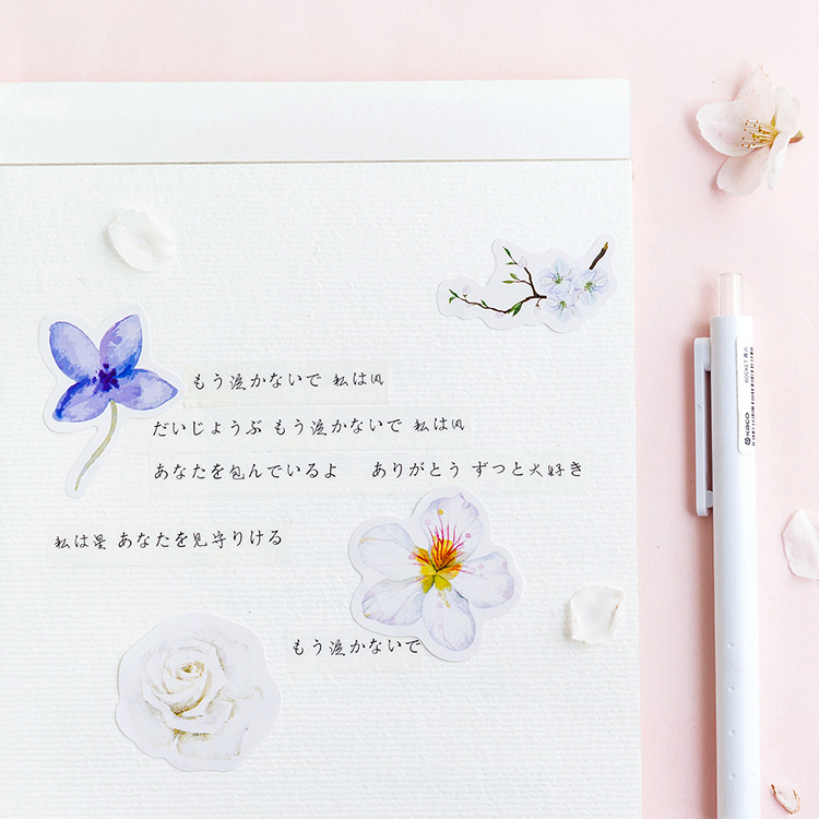 Túi 45 Nhãn Dán Trang Trí Sổ Tay Xinh Xắn Đáng Yêu