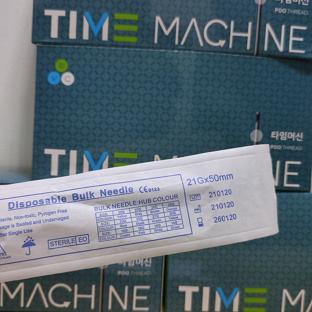 (Q1-HCM) (1 Cây) Kim Cannula Tiêm Filler Time Machine - Kim Canula Đủ Size Có Sẵn Kim Mồi Chính Hãng Cao Cấp