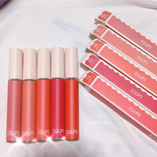 ( Sẵn Ver 1 - 2 ) Son kem lì Eglips Velvet Fit Tint Version 1 2 | Thế Giới Skin Care