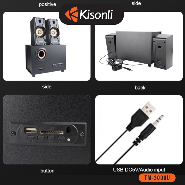 Loa bluetooth Kisonli TM-3000U - AT