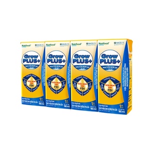 Lốc sữa bột pha sẵn growplus+ vàng sữa non