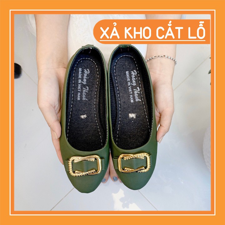 [GIÁ HỦY DIỆT] Giày Búp Bê Bệt Da Mềm Siêu Êm Gắn Nơ Mã DN81