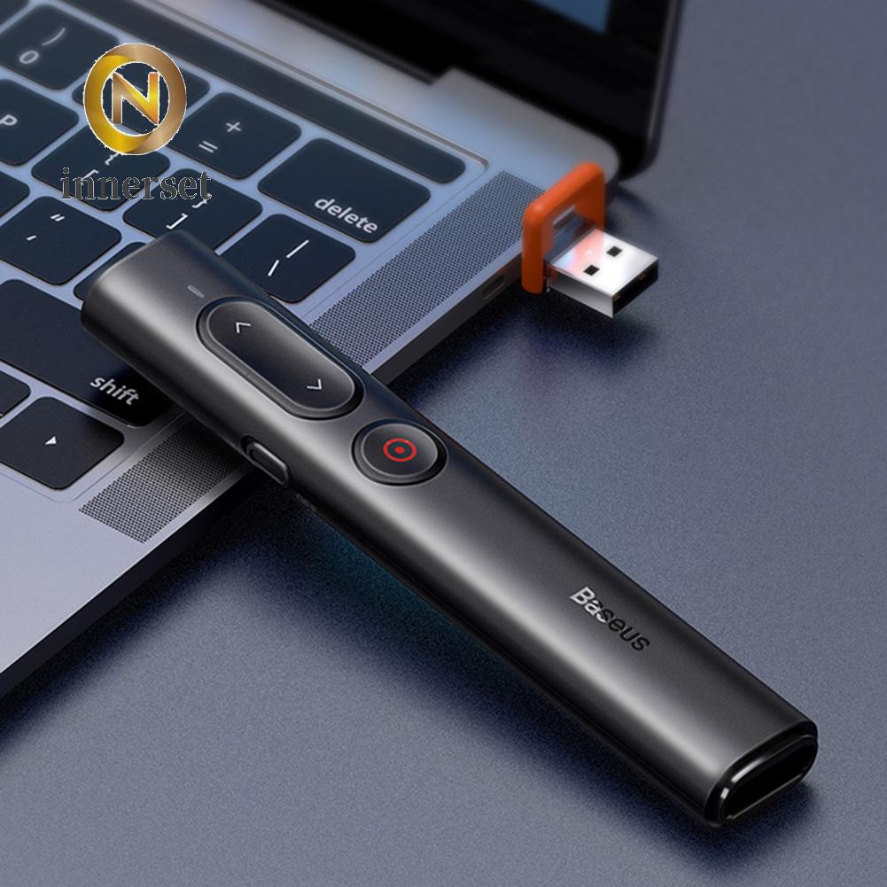 ✡Computer Accessories 2.4GHz USB+Type C PPT Slide Laser Pointer Wireless Powerpoint Presenter Pen