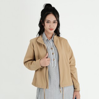 Áo Khoác Khaki Nữ Form Rộng OMI 1004