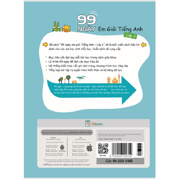 Sách - 99 ngày em giỏi tiếng Anh - lớp 3