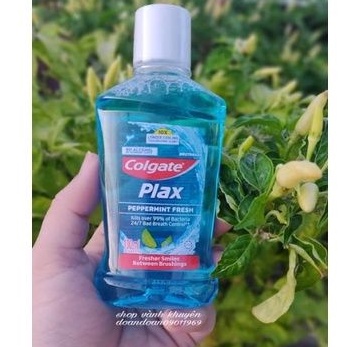 Nước súc miệng Colgate diệt 99% vi khuẩn Plax bạc hà 100ml/chai