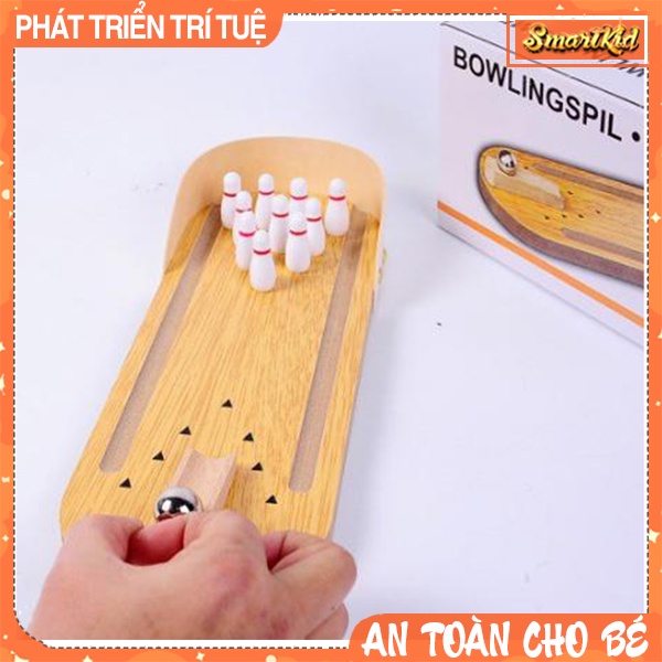 Đồ Chơi Mô Hình Bowling Bằng Gỗ Cho Bé_Đồ Chơi Thông Minh