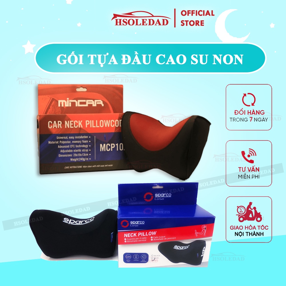 Gối tựa đầu ô tô cao su non - Chính hãng