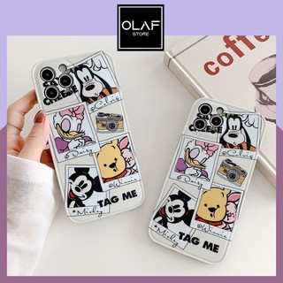 Ốp iPhone hoạt hình disney hình mickey cute dễ thương.Tương thích iPhone 12 ProMax/12/11 ProMax/11/XsMax/X/8plus/8/7