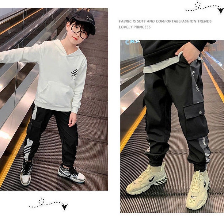 Quần dài thể thao phong cách Hàn Quốc dành cho bé trai