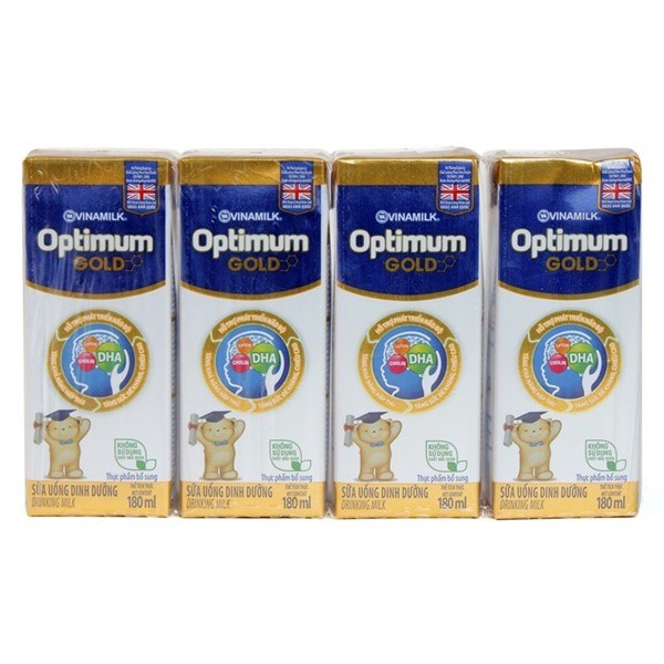 Thùng sữa bột pha sẵn Optimum Gold 180ml (48 hộp)