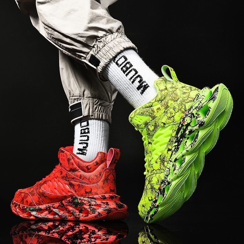 [Mã FACBGO245 giảm 10K đơn bất kì] Giày Thể Thao Bóng Rổ Cổ Cao Cỡ Lớn Thoải Mái Thời Trang Mùa Thu Cho Nam | BigBuy360 - bigbuy360.vn