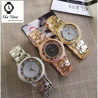 ( Sẵn 3 màu ) Đồng Hồ Nữ Guess Crystals Steel #W1013 case 38mm. 3atm