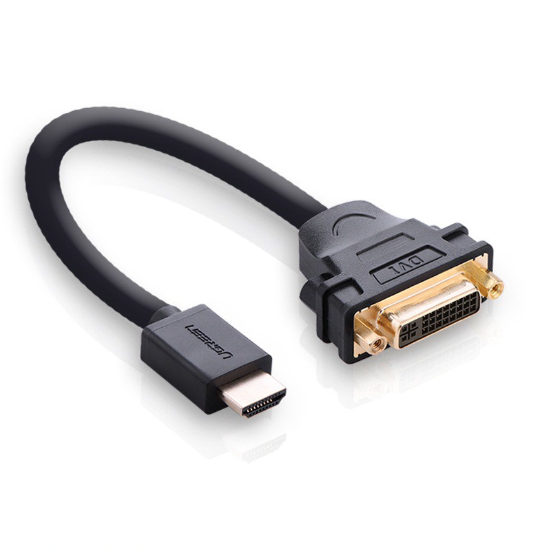 Cáp Chuyển HDMI dương Sang DVI 24+5 âm UGREEN 20136 - Hàng Chính Hãng - HDMI To DVI