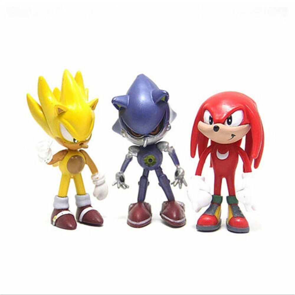 Bộ 6 Mô Hình Nhân Vật Hoạt Hình Sonic