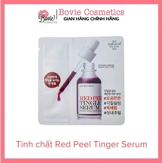 Sample Red Peel Tingle Serum gói 2.5ml- Tẩy tế bào chết thay da sinh học không bong tróc