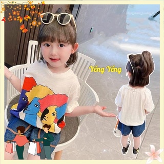 SBG150 - BỘ BÉ GÁI ÁO PHÔNG 3 CÔ GÁI SOOC XANH KÈM ĐAI