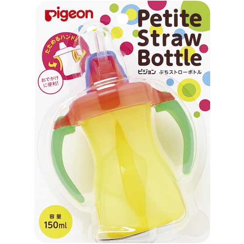BÌNH TẬP UỐNG NƯỚC PIGEON PETITE STRAW BOTTLE 150ML