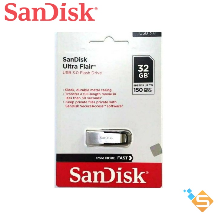 USB 3.0 SanDisk CZ73 64GB 32GB 16GB Ultra Flair upto 150MB/s - Bảo Hành Chính Hãng 5 Năm