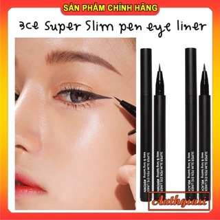 Kẻ dạ 3CE Super Slim Pen Eye Liner chống thấm nước, không lem, không trôi