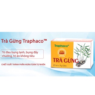Trà gừng Traphaco (Hộp 10 túi) - Trapharo