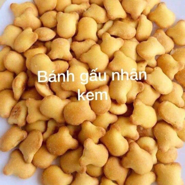 Bánh gấu nhân kem sữa_500G