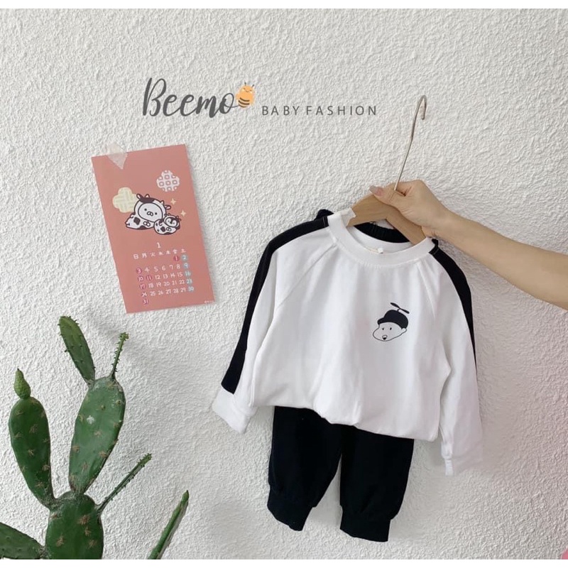 Bộ thun hàn bé trai bé gái