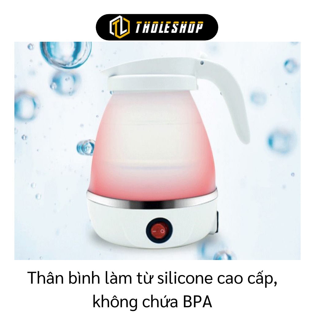 Ấm Đun Nước Mini - Nồi Nấu Nước Siêu Tóc Có Thể Gấp Gọn Tiện Lợi Cho Du Lịch 9779