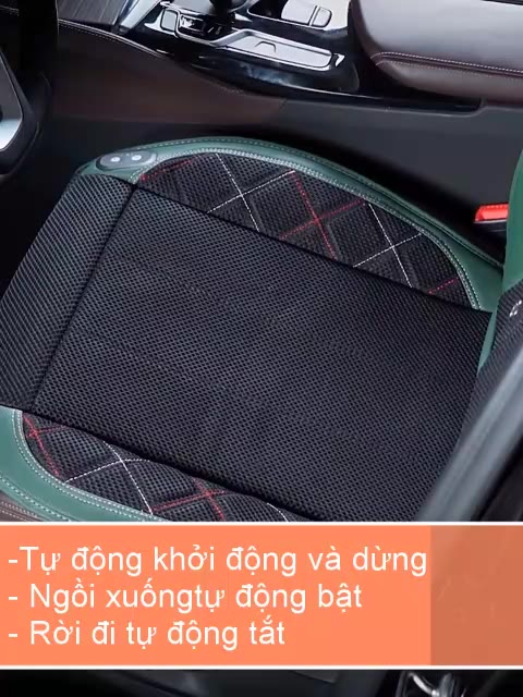 Đệm lót ghế ô tô,Đệm làm mát ghế ô tô 18 quạt gió siêu mạnh,Đệm ghế masage ô tô hỗ trợ giảm mệt mỏi đau thắt lưng | BigBuy360 - bigbuy360.vn