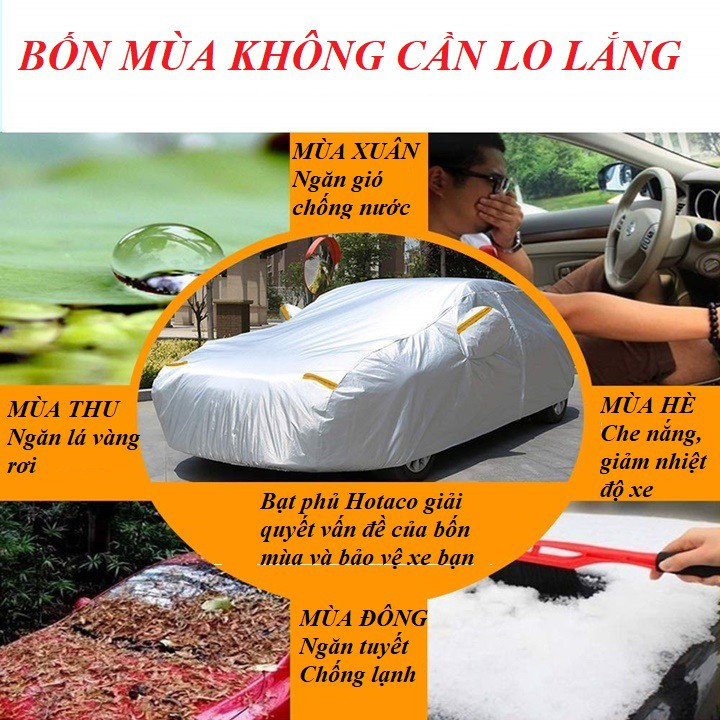 BẠT PHỦ Ô TÔ  3 LỚP CHỐNG NÓNG, CHÁY VÀ THẤM, CHỐNG TIA UV, XƯỚC, TIÊU CHUẨN CHÂU ÂU CHO XE TOYOTA CAMRY, CROWN, AVALON