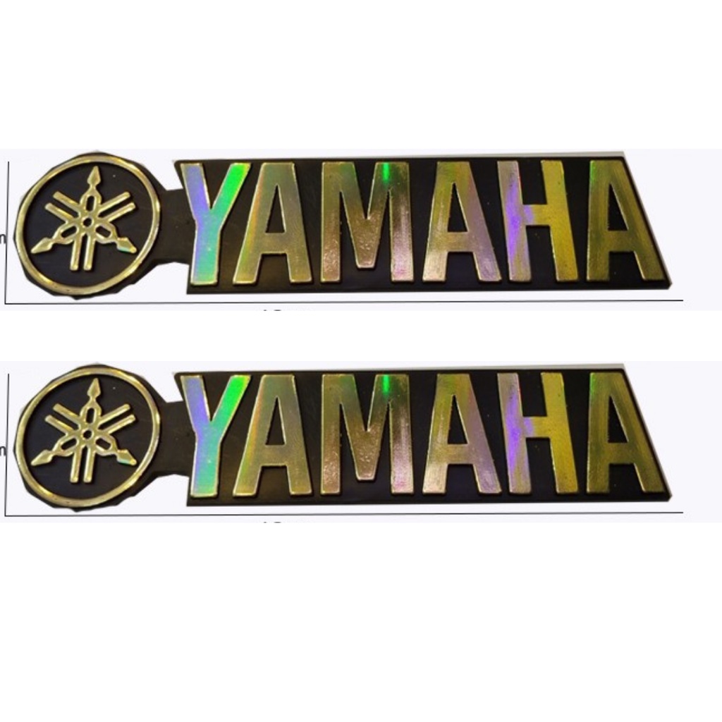 Tem Loa Yamaha Dài Chữ Vàng