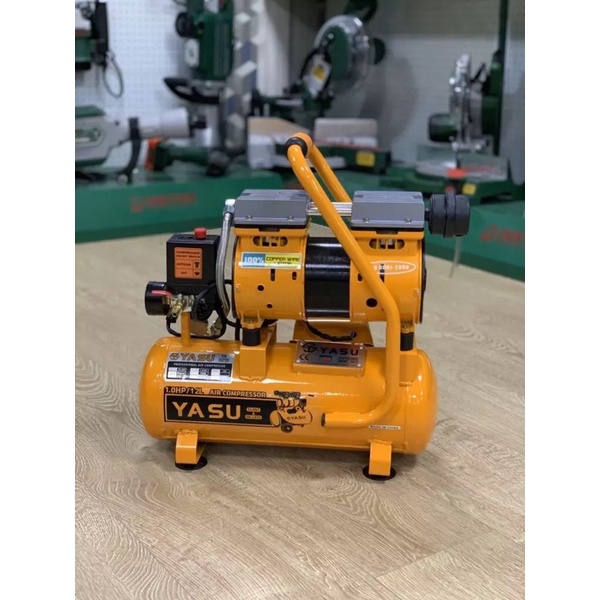 MÁY NÉN KHÍ KHÔNG DẦU 12 LÍT YASU 750W