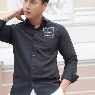 Áo sơ mi nam dài tay lụa đũi cao cấp