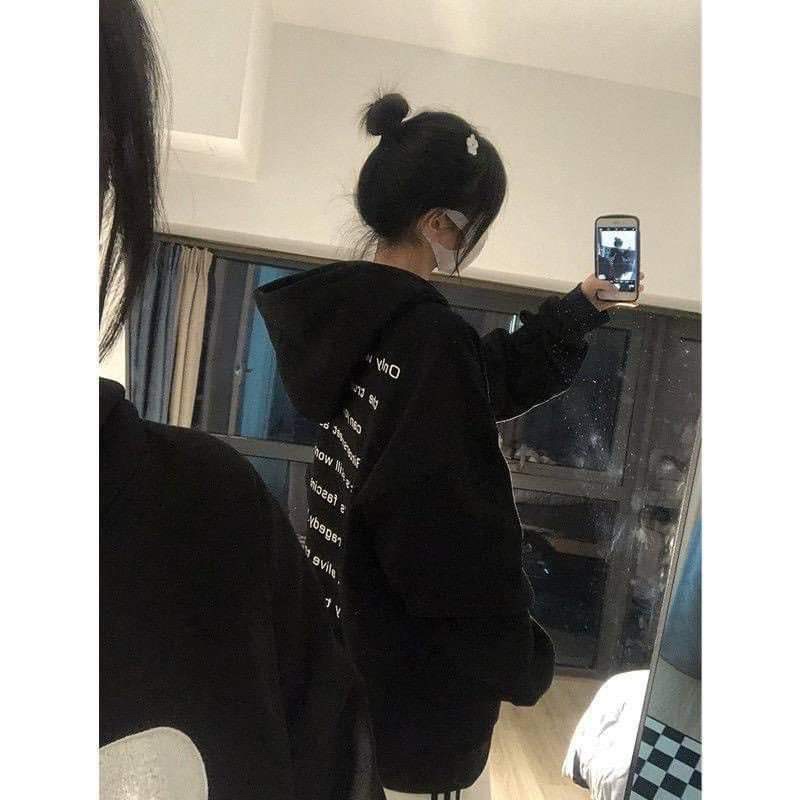 Hoodie TIM mũ 2 lớp from rộng , unisex dày dặn