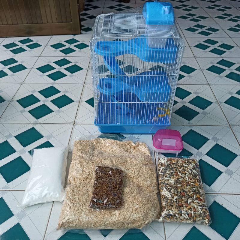 Combo vật dụng nuôi hamster số 5