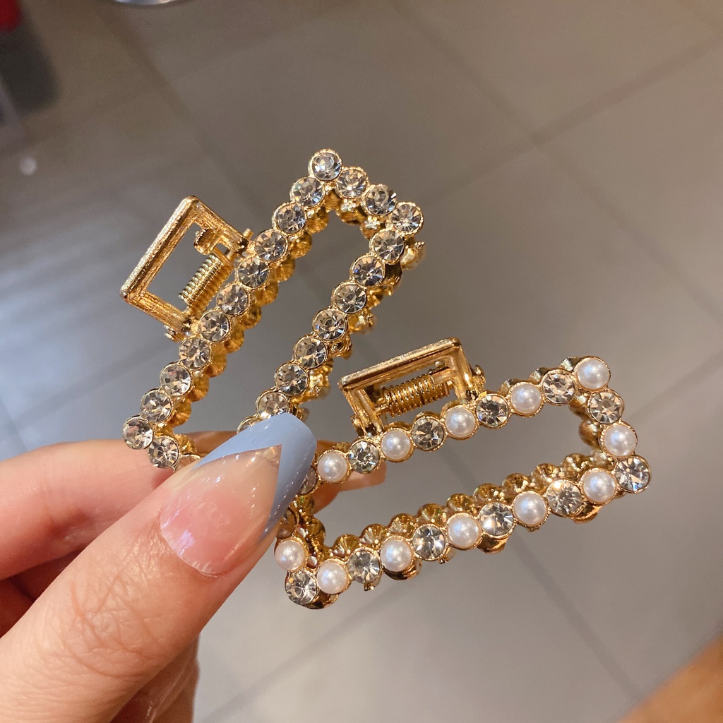 Kẹp tóc càng cua bằng kim cỡ thước lớn phong cách Hàn Quốc cho nữ