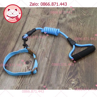 ⚡𝐅𝐑𝐄𝐄𝐒𝐇𝐈𝐏⚡ Dây dắt kèm đai ngực yếm vòng cổ cho chó mèo - Dây xích chó mèo