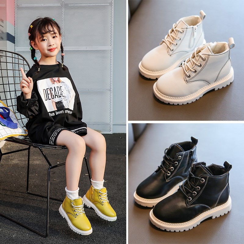 Giày bốt đế mềm chống trượt năng động cho bé trai và bé gái