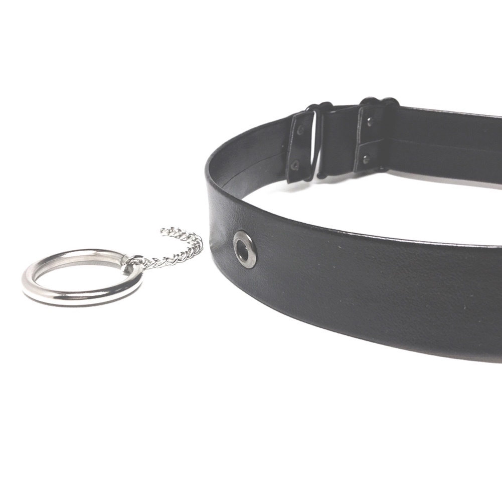 Vòng Cổ Choker Da PU Hóa Trang Nhân Vật Saw Man Reze