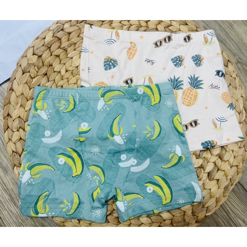 Chip/ lót đùi cotton hữu cơ cho bé trai xuất hàn dư xịn( có thể mặc như quần mặc nhà)