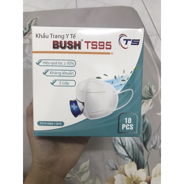 Khẩu trang Y Tế BUSH TS 95, 5 lớp