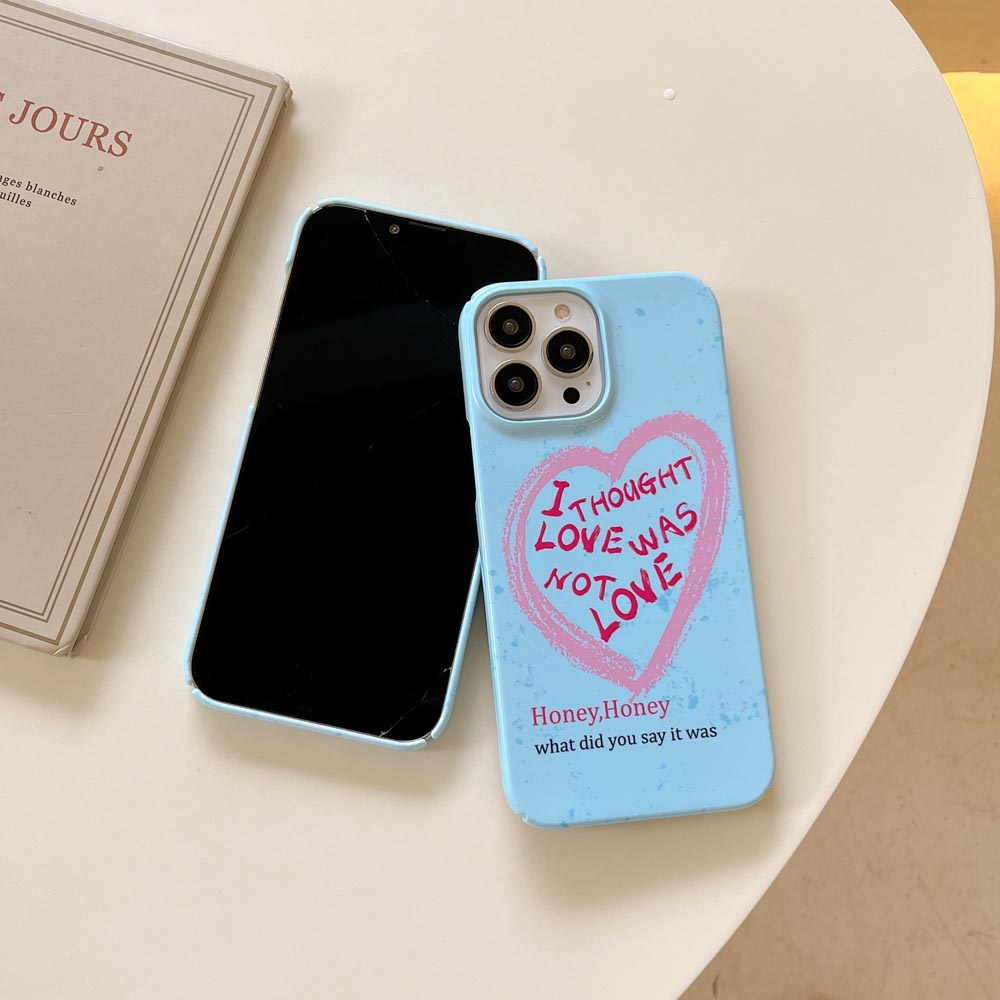 Ốp Điện Thoại Cứng Hình Trái Tim Cho iPhone 11 11ProMax 12 12Pro 12ProMax 13 13Pro 13ProMax 14 14Pro 14Plus 14ProMax