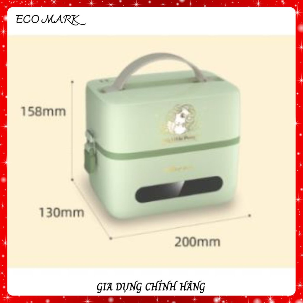 [Hàng loại 1] Hộp cơm cắm điện Bear DFH-B12K5, 2 tầng 3 ngăn, sử dụng inox cao cấp 304, độ bền cao | BigBuy360 - bigbuy360.vn