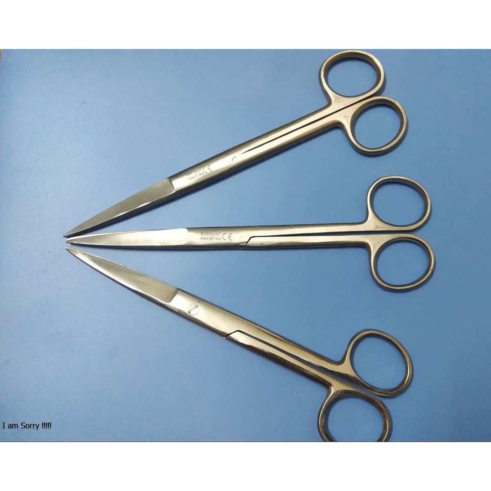 Kéo y tế thẳng nhọn Pakistan chính hãng các size