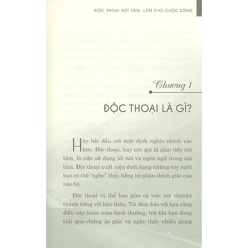 Sách - Độc Thoại Nội Tâm Làm Chủ Cuộc Sống