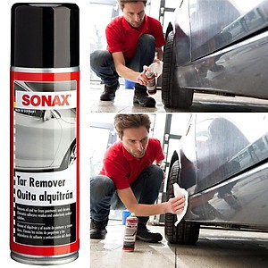 Dung dịch tẩy nhựa đường và băng keo Sonax Tar Remover 300ml 334200 loại bỏ nhựa đường, keo dính và các vết bẩn cứng đầu