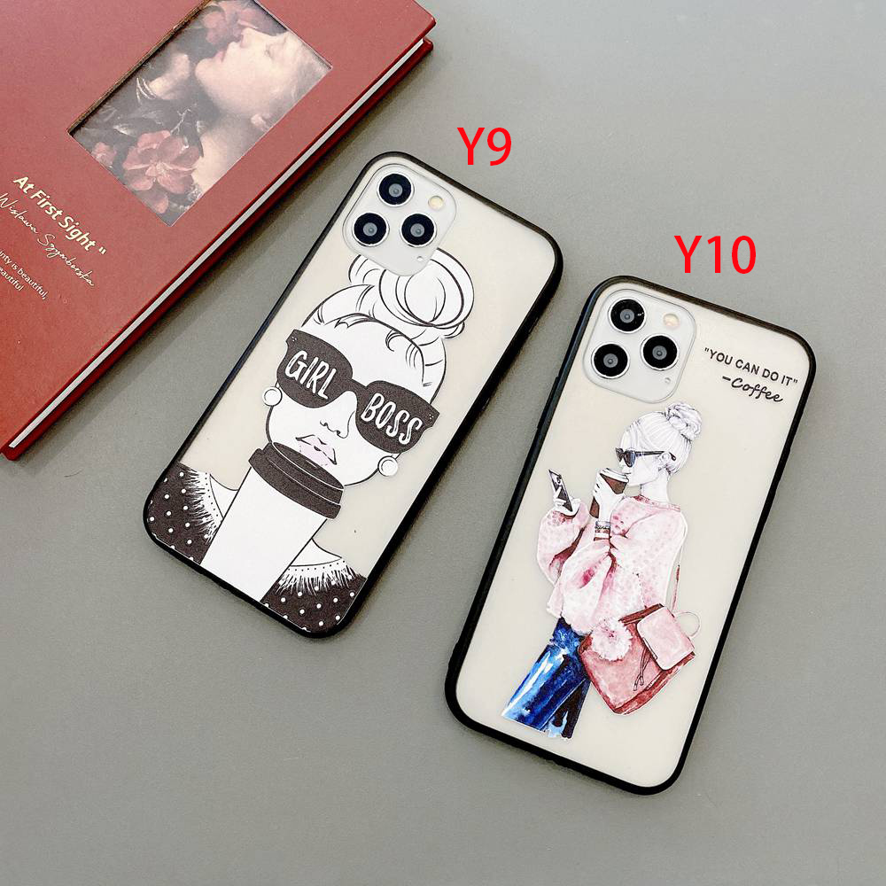 Ready Stock Ốp lưng iPhone 12 11 Pro Max 12 Mini Xs Max X Xr SE 2020 8 7 6s 6 Plus Phone Case Color Girl Boss Shell Silicon Soft TPU Fashion Casing Protection Anti-fall Back Cover