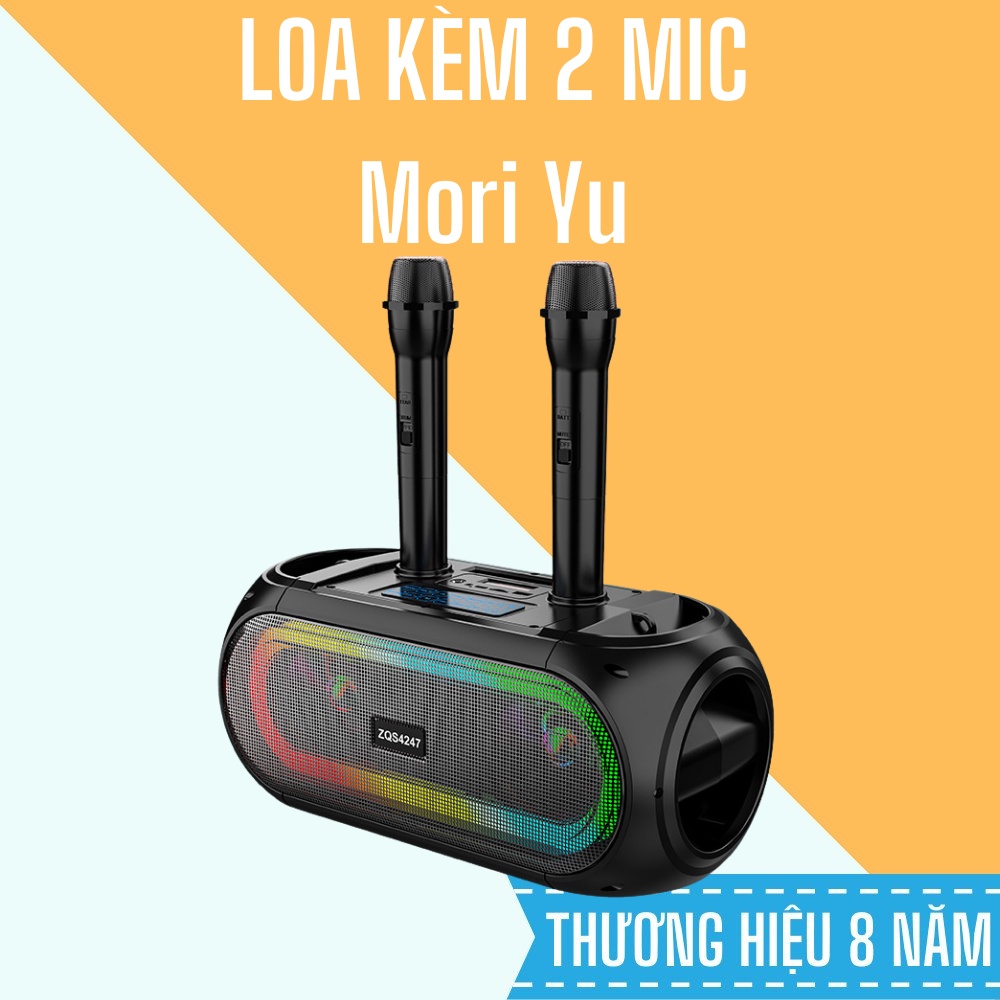 Loa karaoke công suất lớn Mori Yu ZQS4247, Tặng kèm 2 mic